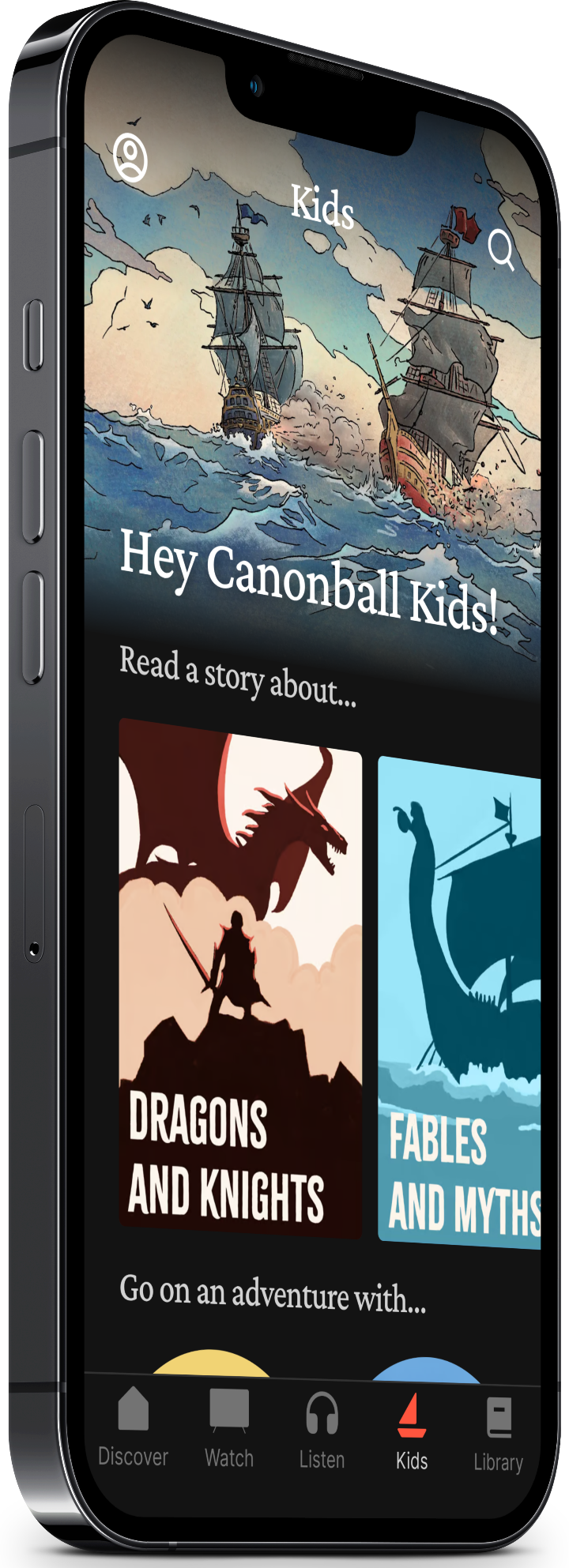 Treefort streaming app on a phone.